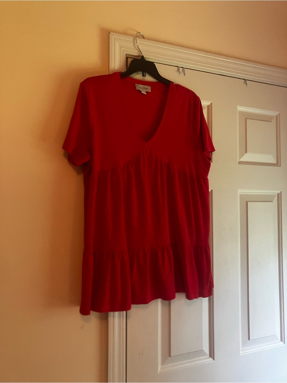 Red Women’s Blouse Size Large